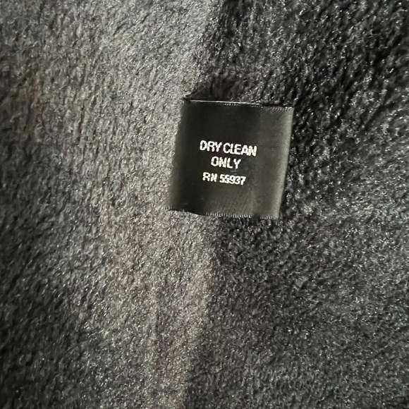 Mens Black Lined Trench Coat Made in USA Sz 42 R - Picture 4 of 10